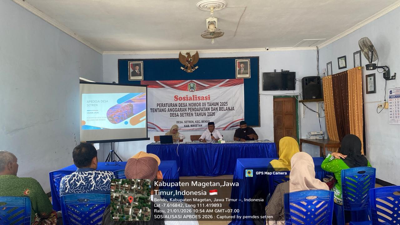ANGGARAN DESA SETREN 2026 ALAMI PEMANGKASAN SIGNIFIKAN, HONOR LPM TERANCAM DIHAPUS