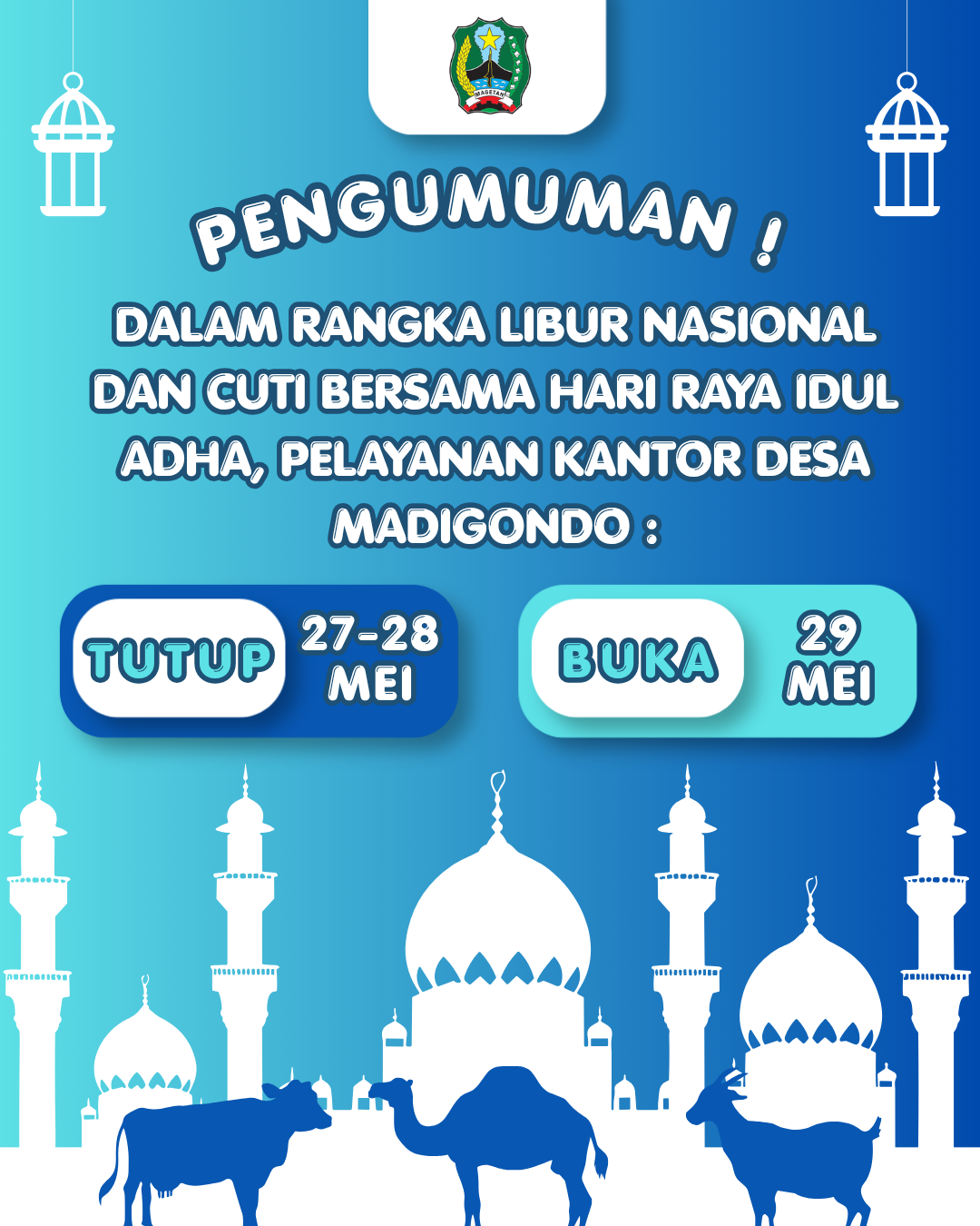 LIBUR NASIONAL DAN CUTI BERSAMA HARI RAYA IDUL ADHA