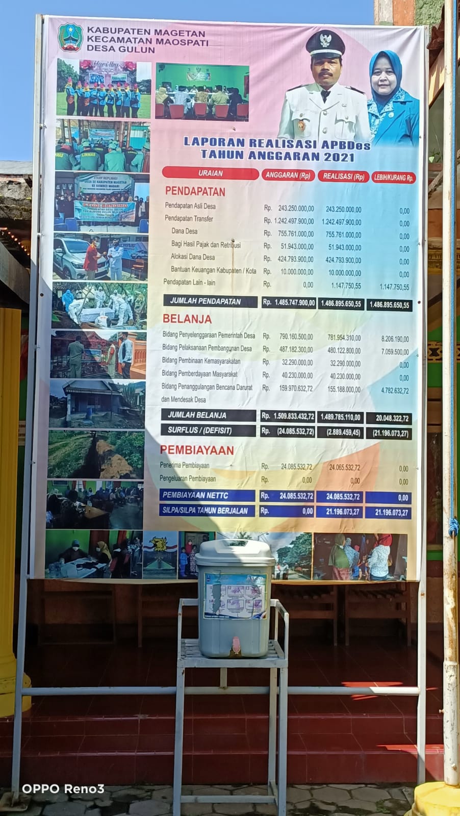 LAPORAN REALISASI APBDES TAHUN 2021