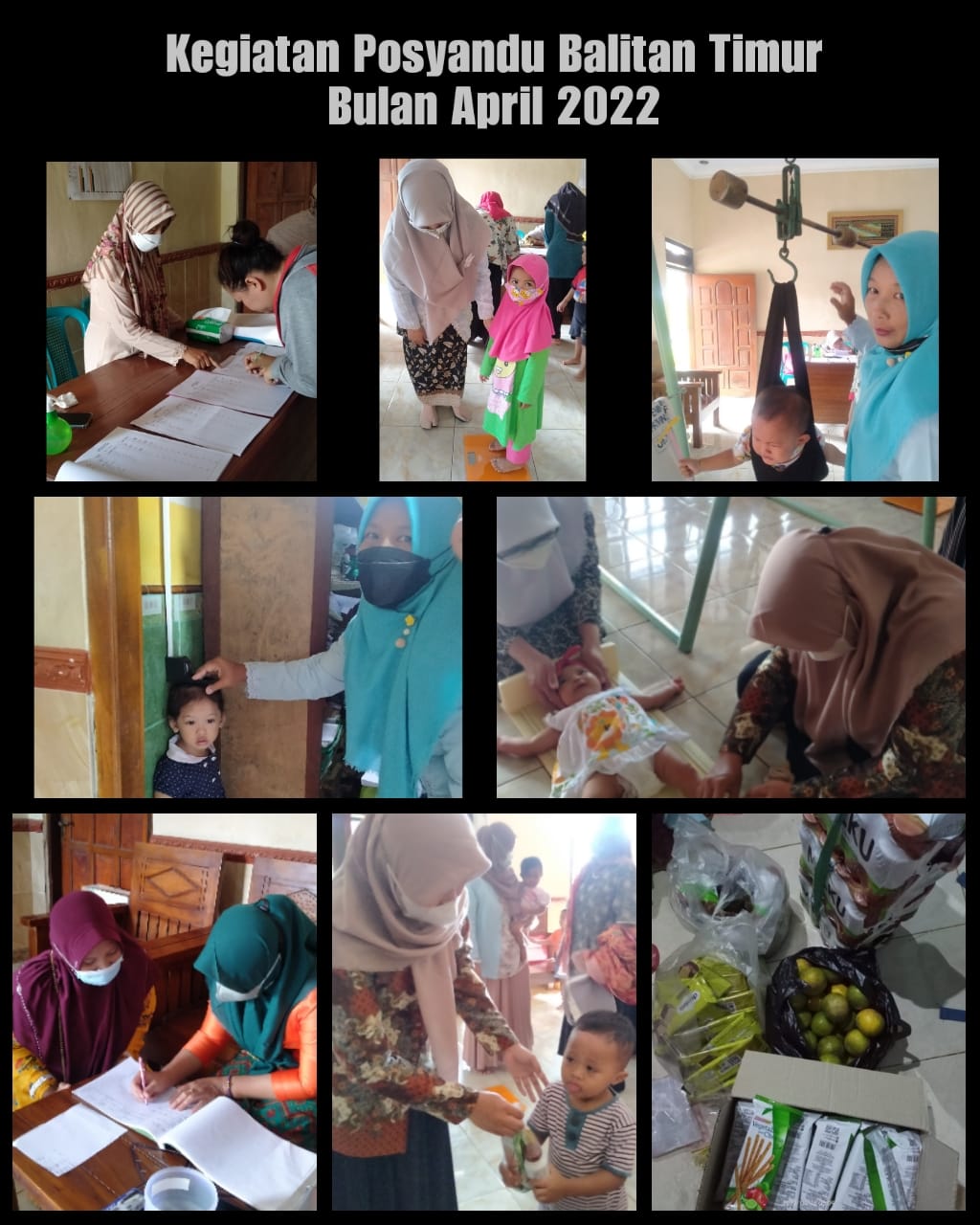 POSYANDU BALITA TIMUR APRIL 2022