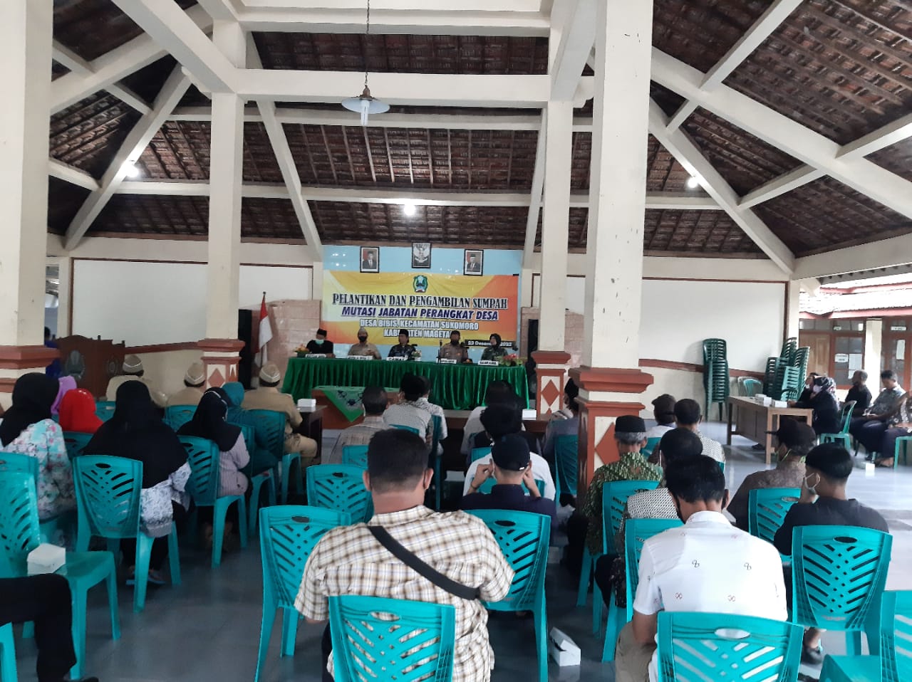 Pelantikan dan Pengambilan Sumpah Mutasi Jabatan Perangkat Desa Bibis