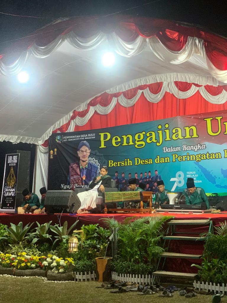 Pengajian Umum Dalam Rangka Bersih Desa dan Memperingati Hari Kemerdekaan RI