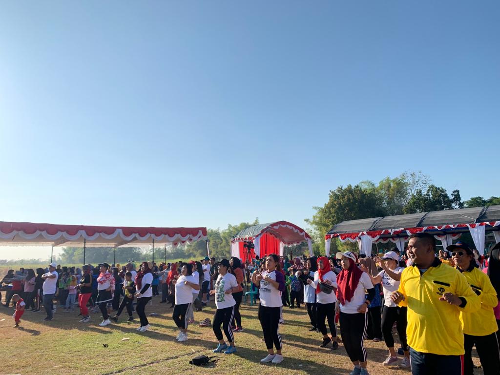 Acara Jalan Sehat Dalam Rangka Bersih Desa Bulu Tahun 2023