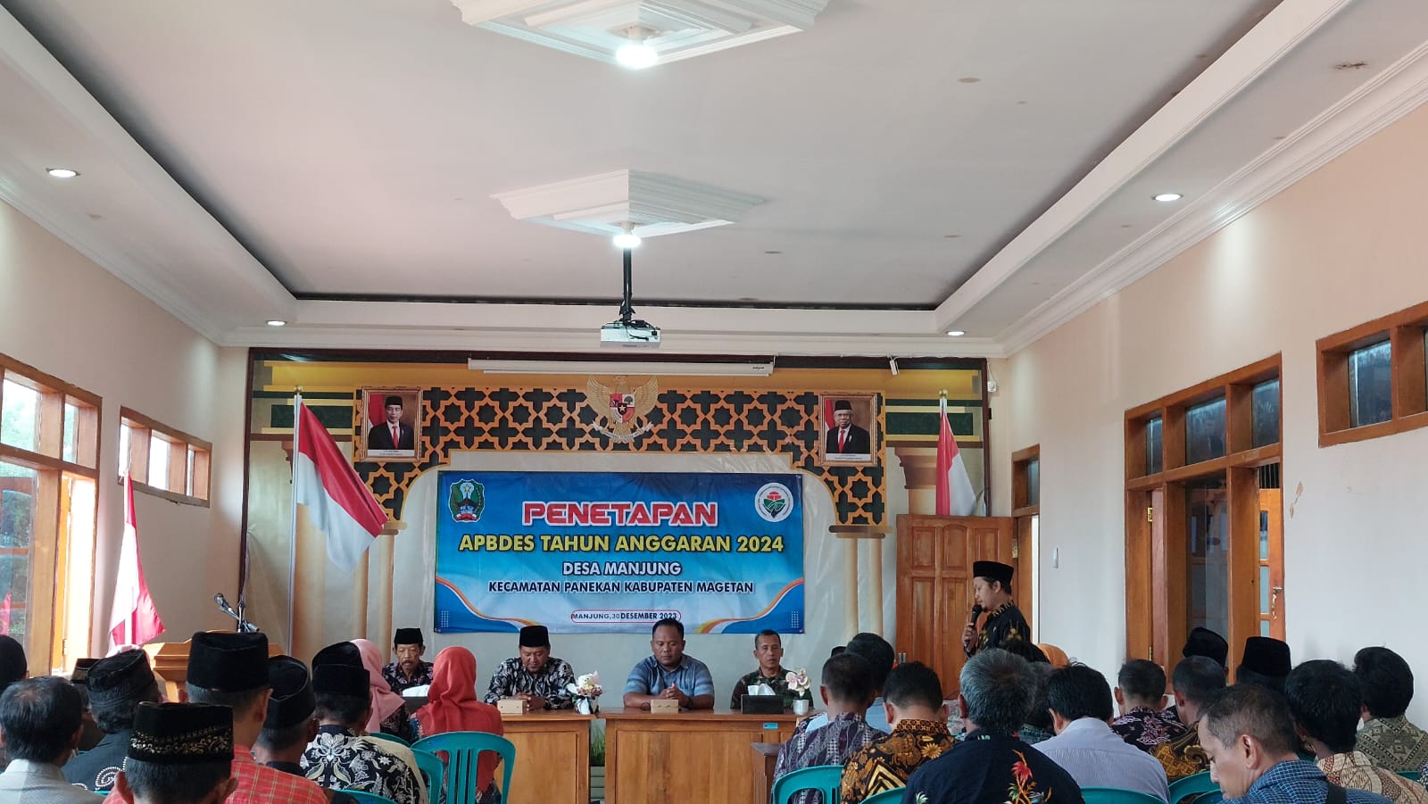 PENETAPAN APBDes 2024 Desa Manjung Kec.Panekan