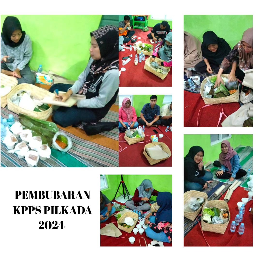 PEMBUBARAN KPPS PILKADA TAHUN 2024