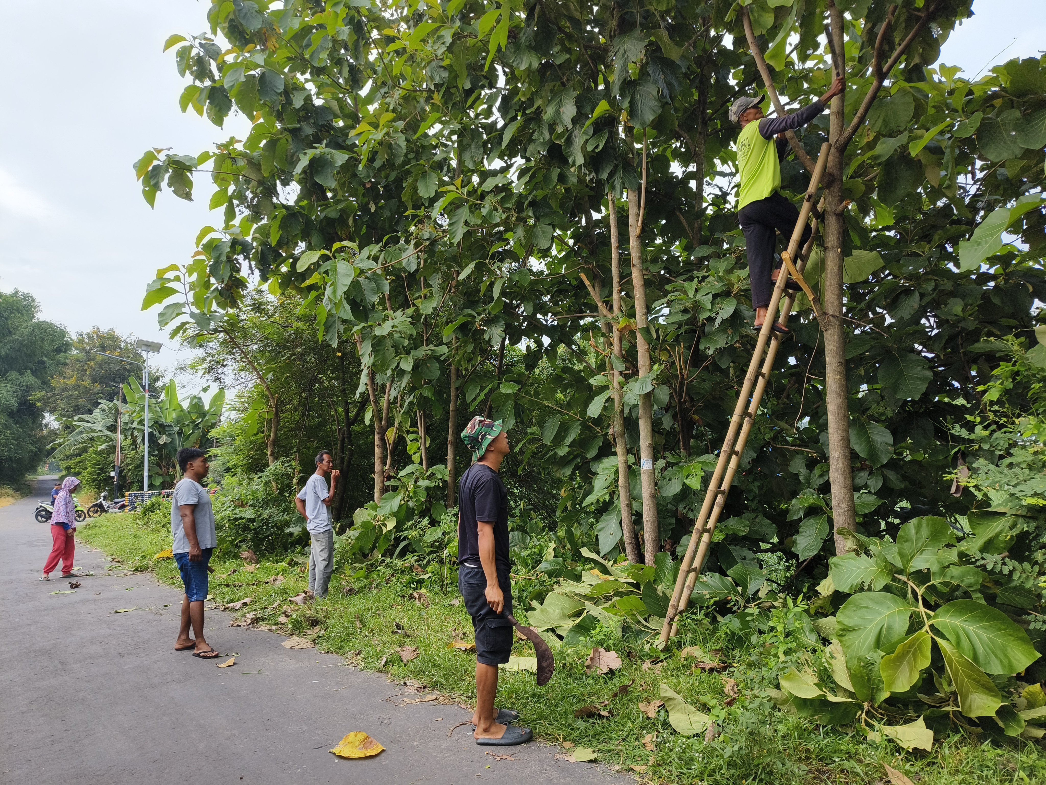 Kerja Bakti Warga Desa Mantren