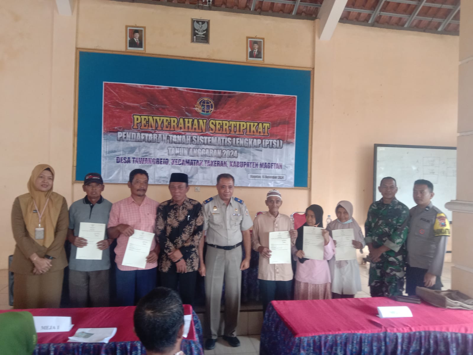 PENYERAHAN SERTIFIKAT PTSL Tahun 2024