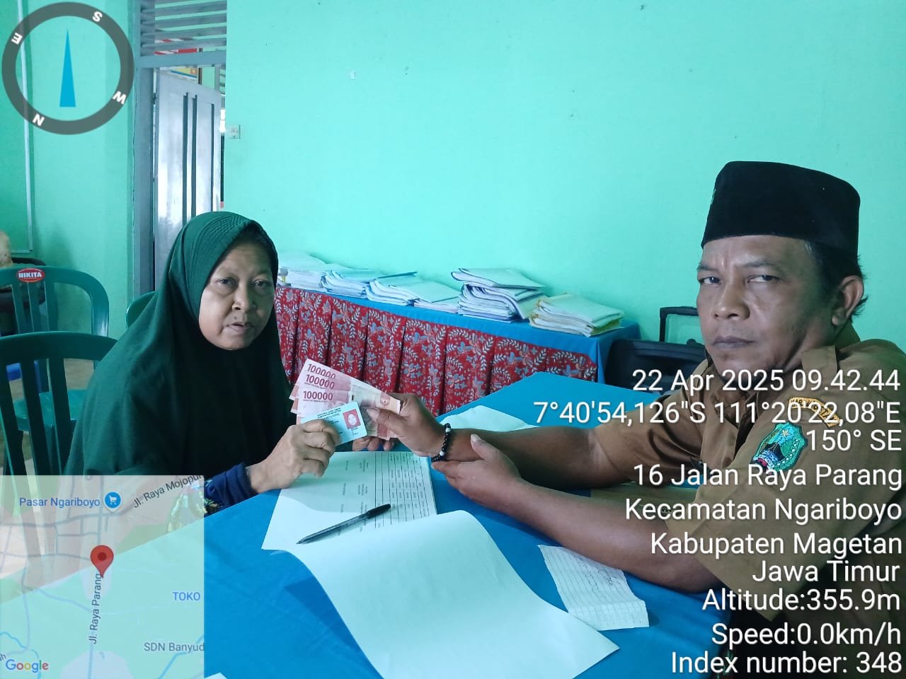 Penyaluran BLT DD April 2025 