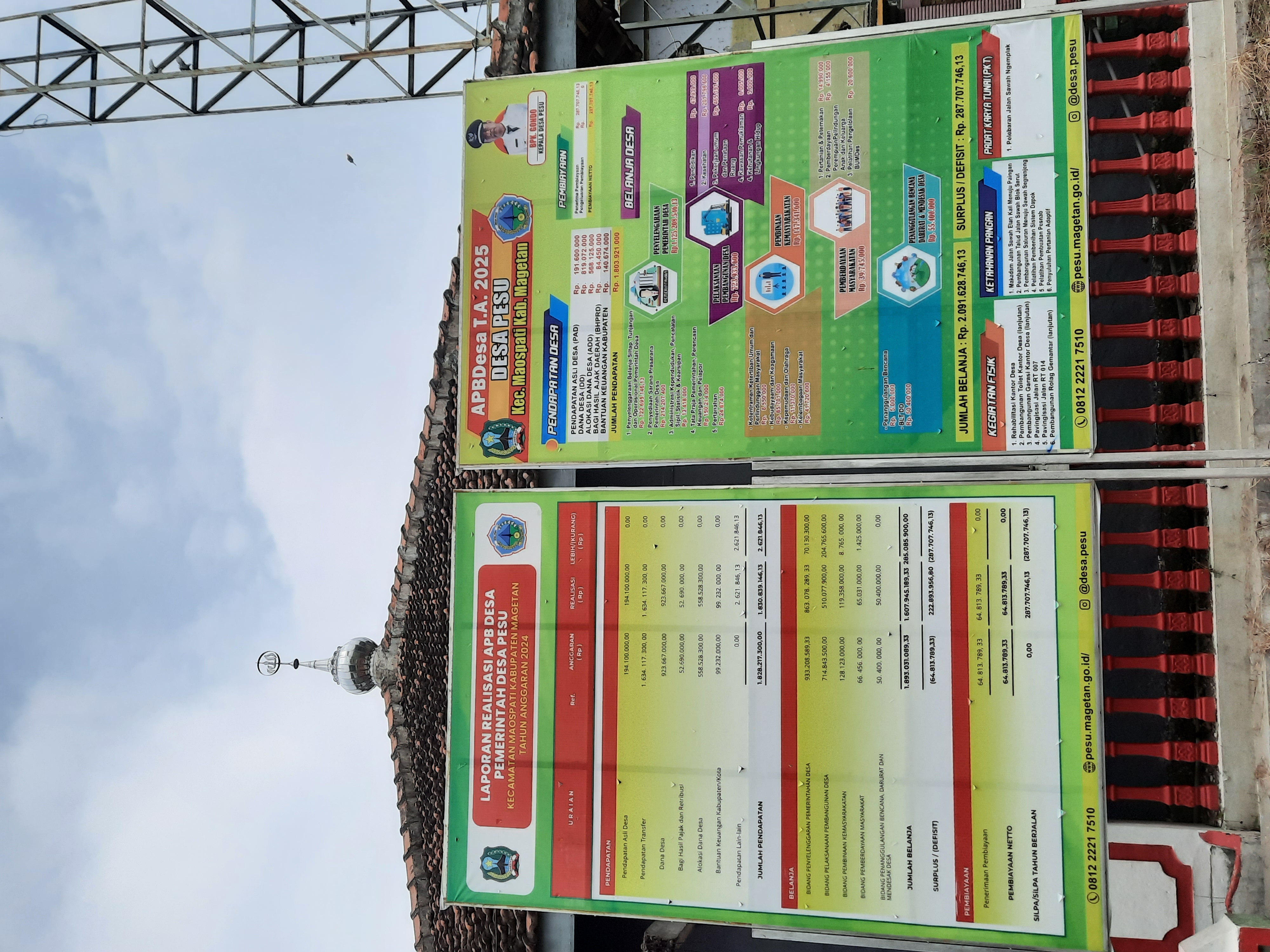 LAPORAN REALISASI APBDES 2024 DAN APBDES 2025