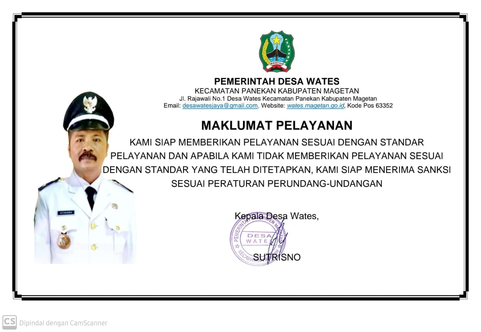 MAKLUMAT PELAYANAN