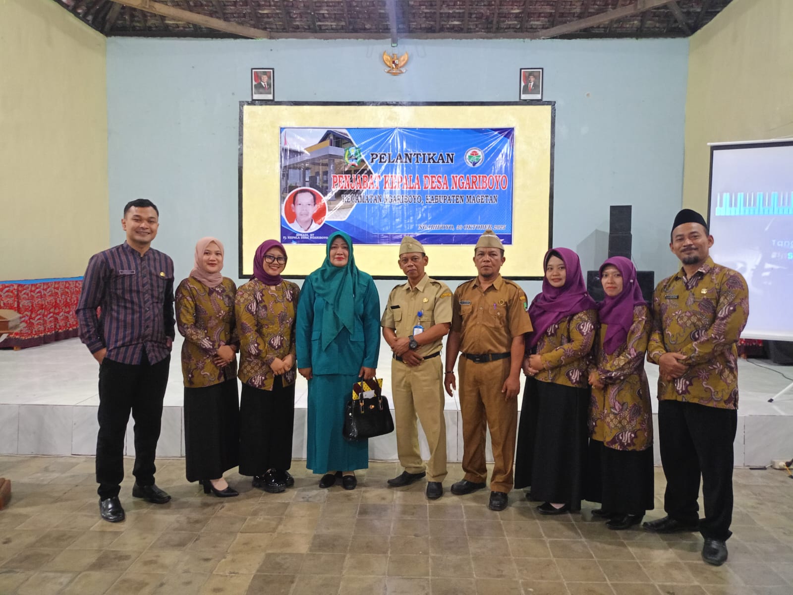 Pelantikan Penjabat Kepala Desa Ngariboyo