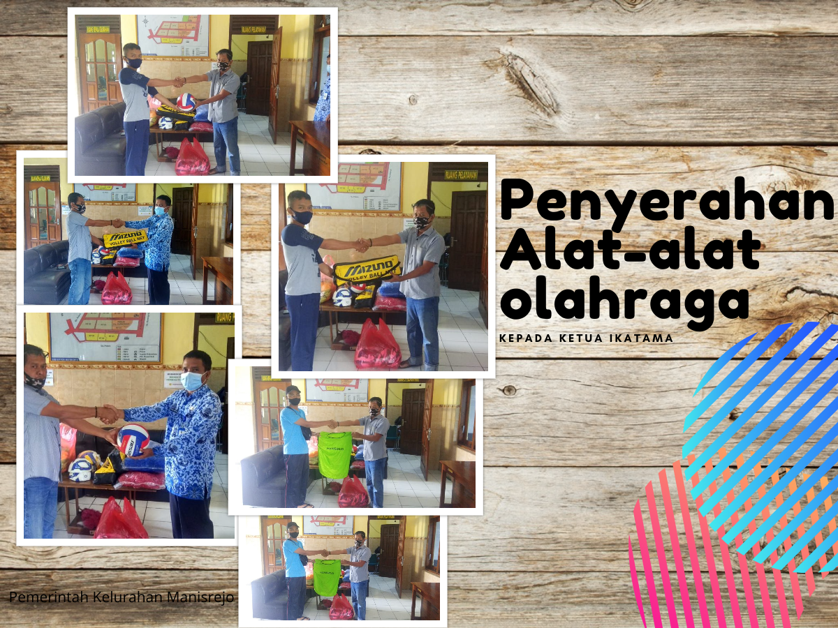 Penyerahan Alat olahraga kepada Ketua IKATAMA