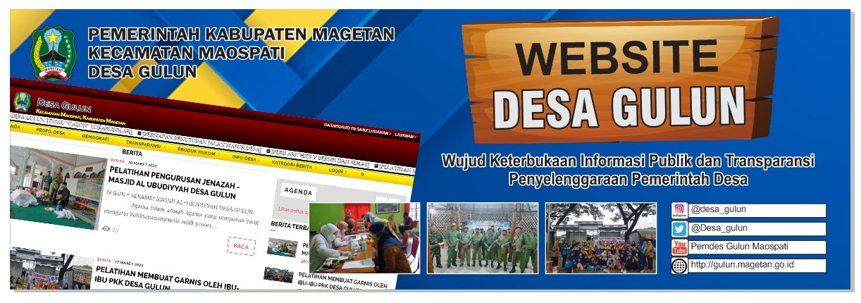 AKUN MEDIA SOSIAL PEMERINTAH DESA GULUN
