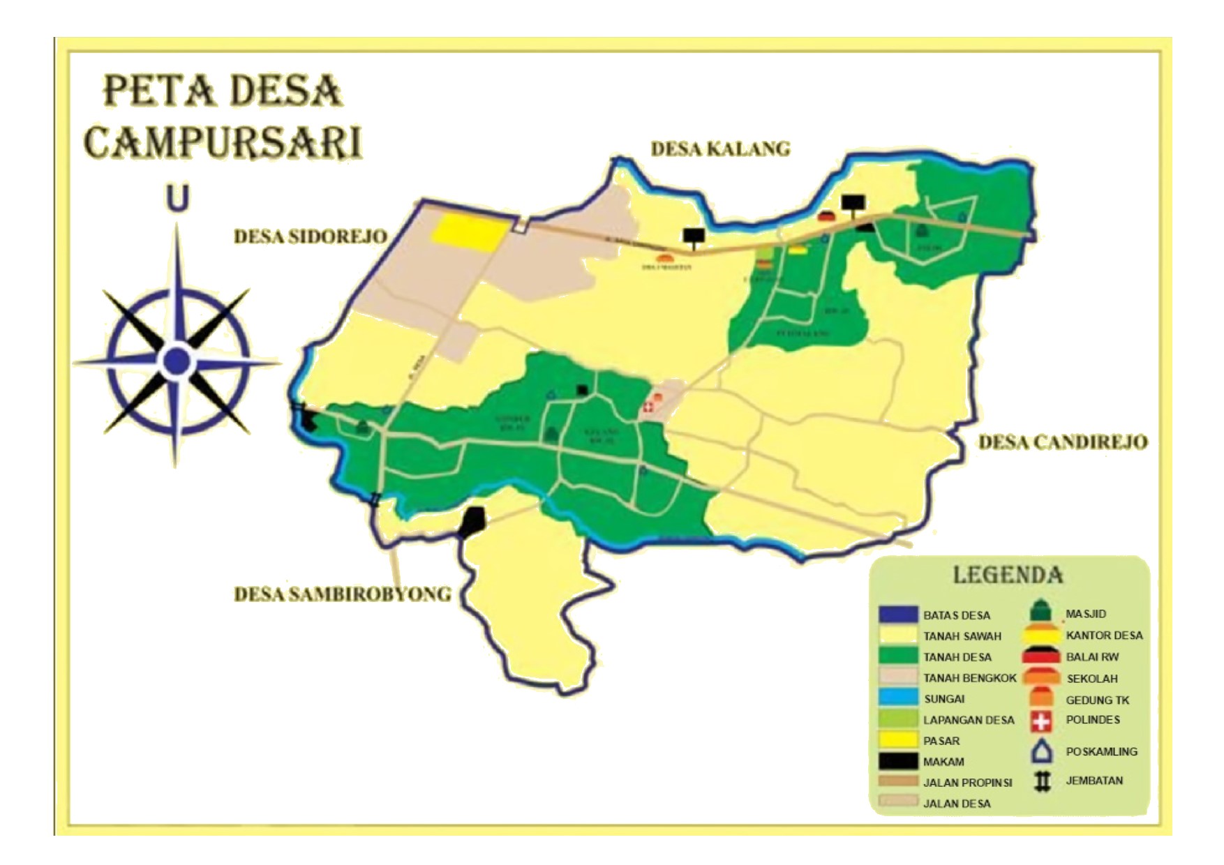 PETA DESA CAMPURSARI